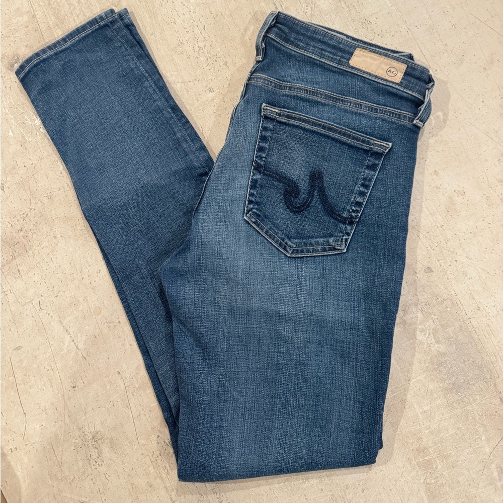 AG AG-ED DENIM ADRIANO GOLDSCHMIED The Prima Mid rise Cigarette 27 R LIKE NEW